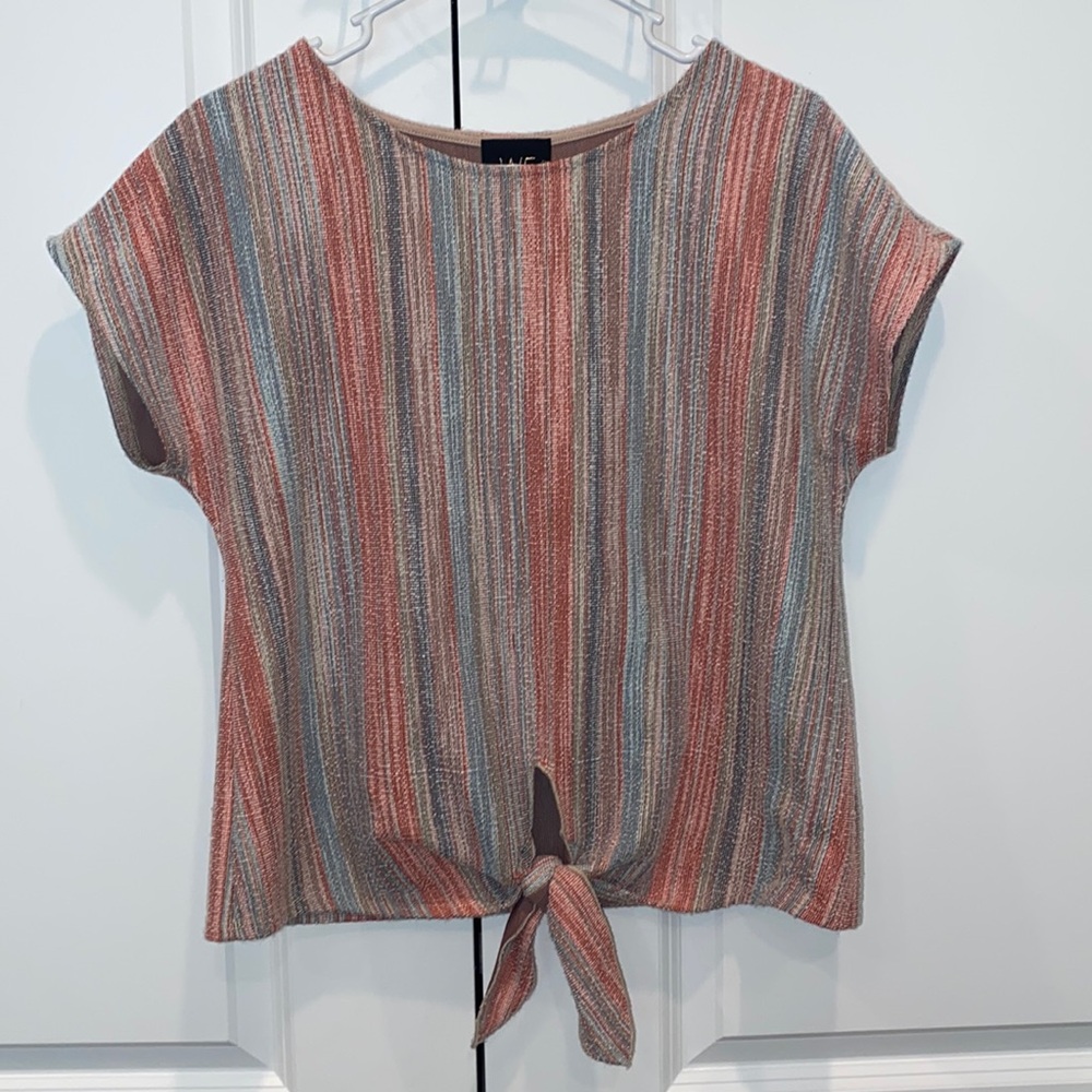 W5 By Anthropologie Textured‎ Tie Top - Picture 7 of 9
